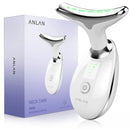 ANLAN™ — Massageador Facial e Cervical EMS 3 em 1 com Luz LED