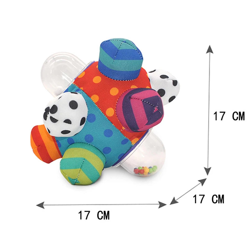 Chocalho Sensorial BabyBell™ — Brinquedo Educativo para Bebês